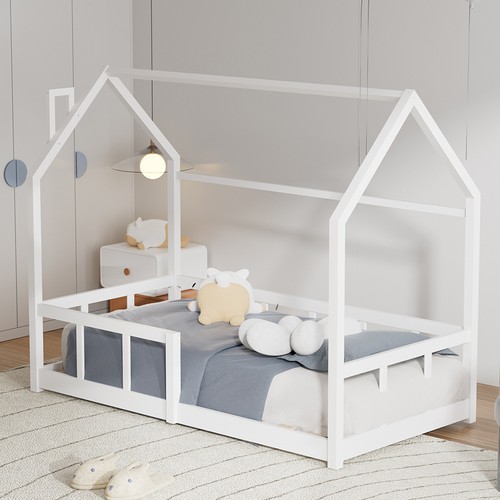 Toddler kids bed - single, house