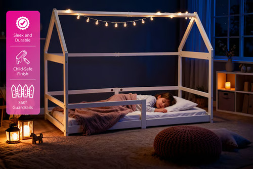Kids wood house - wood,