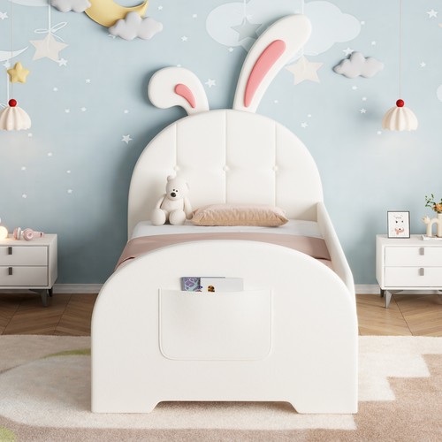 Kids single bed rabbit shaped - bed, rabbit-shaped