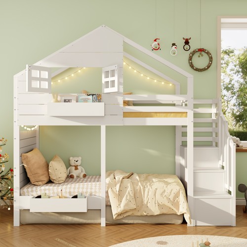 3ft single kids loft bed - single, with