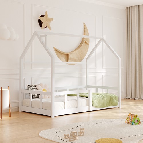 Single kids bed pine wood - single,