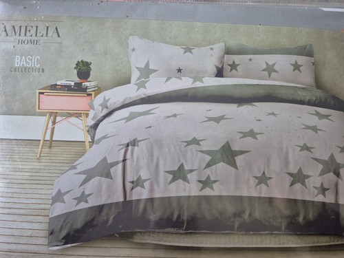 Grey single bed - grey, duvet