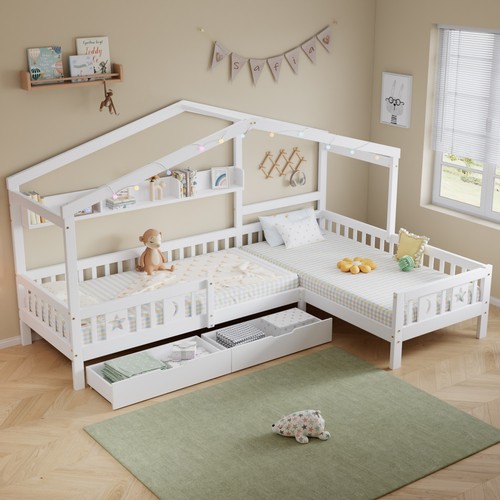 Single house bed frame - single, 3ft