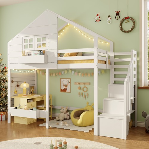 Bunk bed for kids - bed, single