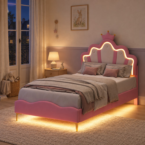 Crown headboard 3ft kids bed - headboard,
