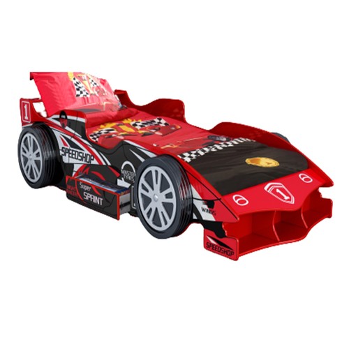 Kids red race - kids, frame