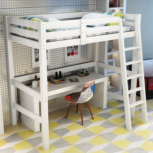 Wood high sleeper bunk bed - high,