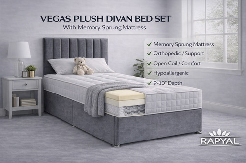 Single divan bed - single,