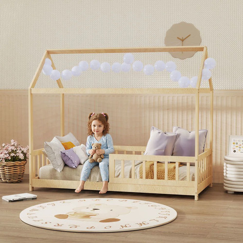 House shaped kids bed - house-shaped, frame