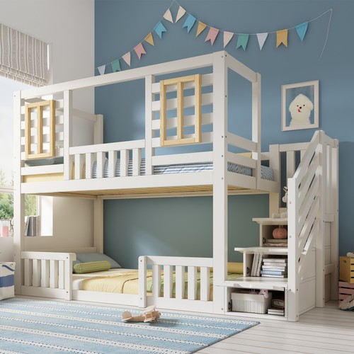 Bunk bed staircase storage - bunk,