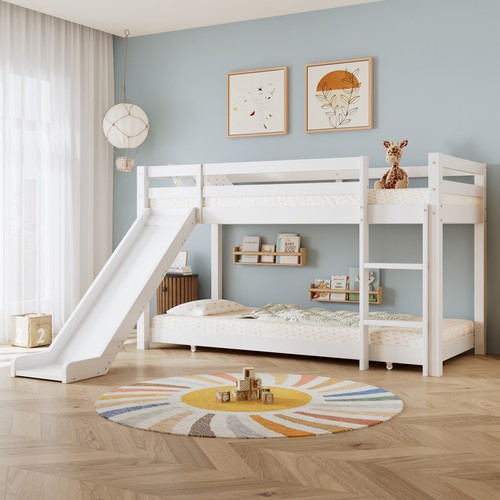 3ft single bunk beds - bunk, wood